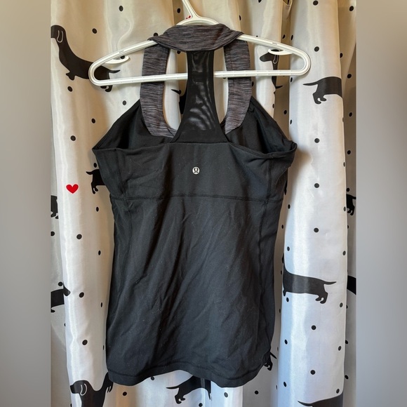 Black and Gray Athletic Tank Top - Picture 2 of 3